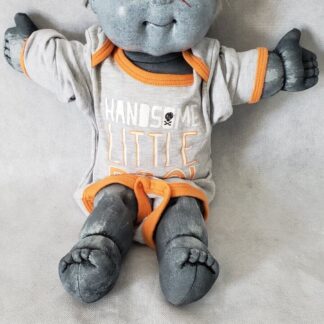 Zombie Baby Boy Living Dead Art Doll Creepy Halloween Cabbage Patch Kid Figure