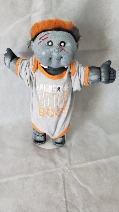 Zombie Baby Boy Living Dead Art Doll Creepy Halloween Cabbage Patch Kid Figure - Image 10