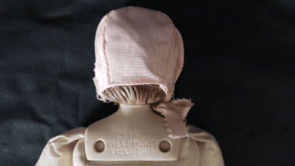 Pinkie Bisque Porcelain Vintage Colonial Girl Pink Bonnet Yield House Doll Kit - Image 3
