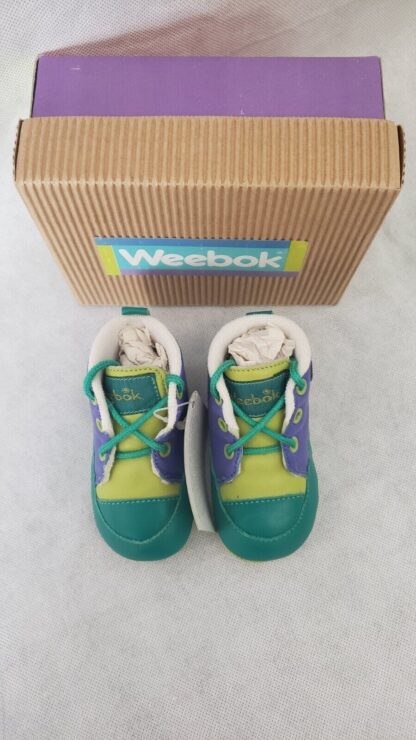 Retro Weebok 1990s Unisex Newborn Sneakers Reebok High Top Baby Bootie Shoes - Image 15