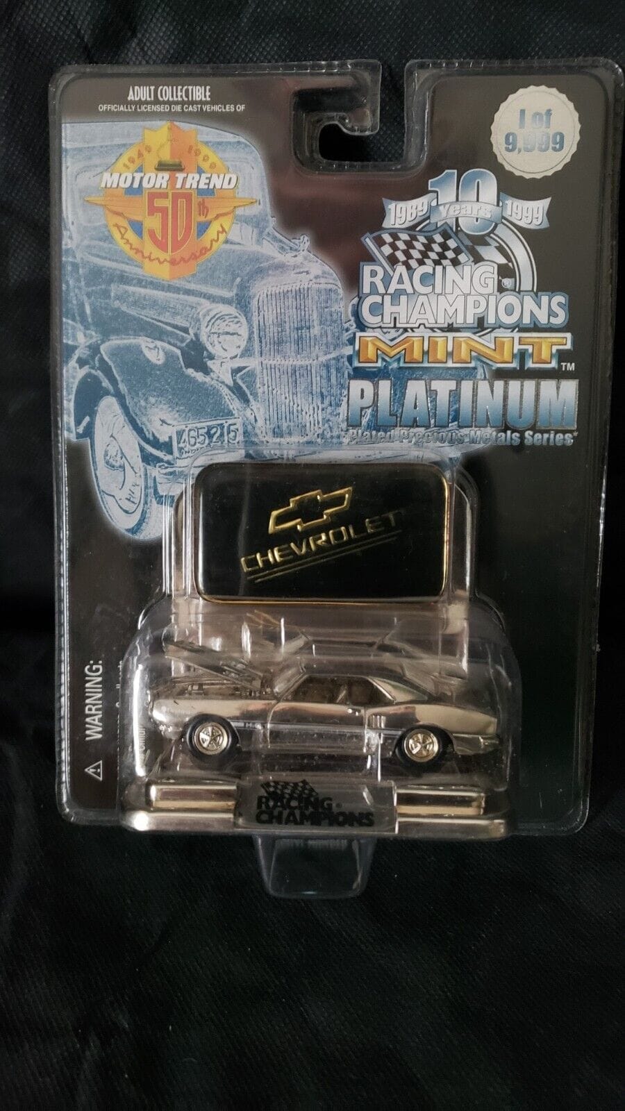 New 1968 Pontiac Firebird 1:64 Limited Edition Racing Champions Diecast Toy Car