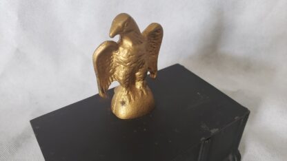 Cast Iron Art Vintage Desktop Storage Box Americana Civil War Style Eagle - Image 9
