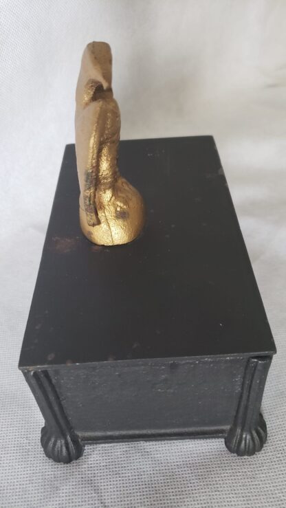 Cast Iron Art Vintage Desktop Storage Box Americana Civil War Style Eagle - Image 20