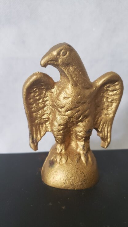 Cast Iron Art Vintage Desktop Storage Box Americana Civil War Style Eagle - Image 23