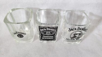 Jack Daniels Square Whiskey Shot Glass Set Vintage Distillery Advertising Art - Image 25