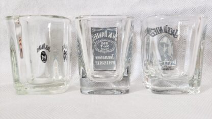 Jack Daniels Square Whiskey Shot Glass Set Vintage Distillery Advertising Art - Image 21