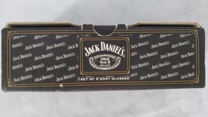 Jack Daniels Square Whiskey Shot Glass Set Vintage Distillery Advertising Art - Image 9