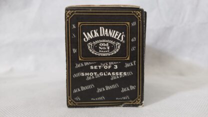 Jack Daniels Square Whiskey Shot Glass Set Vintage Distillery Advertising Art - Image 8
