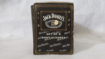 Jack Daniels Square Whiskey Shot Glass Set Vintage Distillery Advertising Art - Image 6