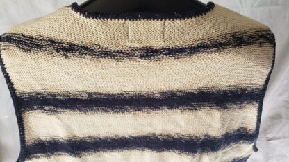 Retro Aztec Button Sweater Vest Men XL Vintage Structure Stripe 90s Cardigan Set - Image 20