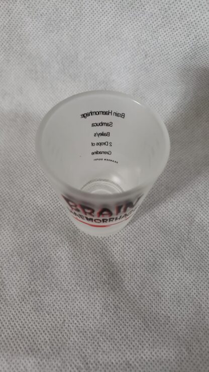 Brain Hemorrhage Frosted Whiskey Shot Glass Mixed Drink Recipe Skansen