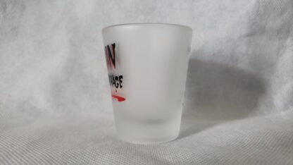 Brain Hemorrhage Recipe Whiskey Shot Barware Art Glass Frosted Skansen - Image 3