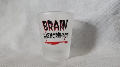 Brain Hemorrhage Frosted Whiskey Shot Glass Mixed Drink Recipe Skansen