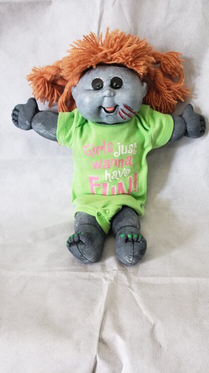 Zombie Baby Girl Art Doll Living Dead Creepy Halloween Cabbage Patch Kids Figure - Image 4