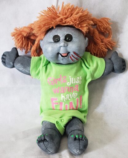 Zombie Baby Girl Art Doll Living Dead Creepy Halloween Cabbage Patch Kids Figure