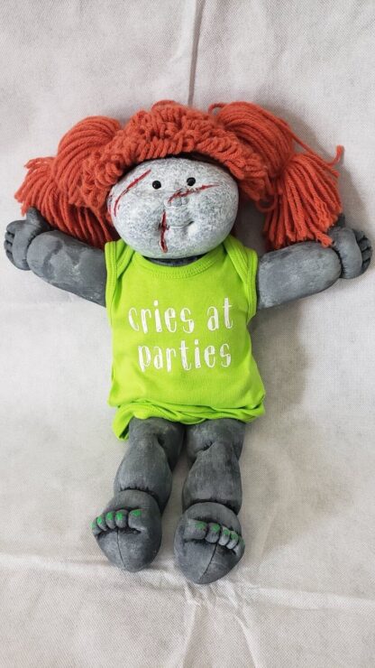 Zombie Baby Girl Art Doll Living Dead Creepy Halloween Cabbage Patch Kids Figure