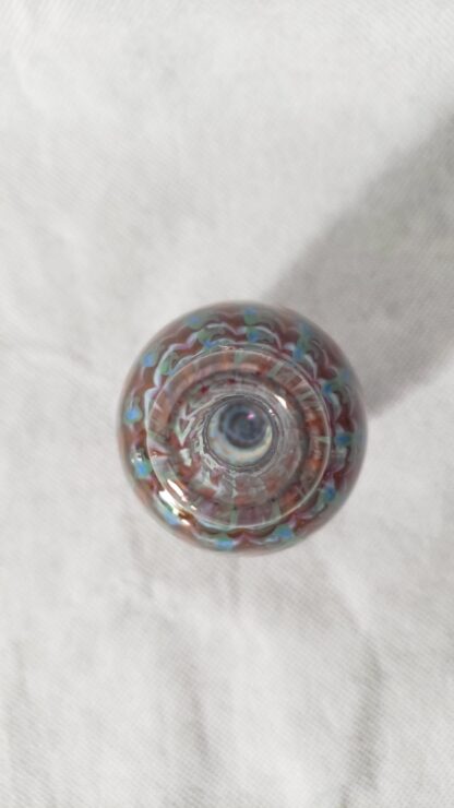 Craig Holt Art Glass Trout Studios Iridescent Vintage Perfume Love Potion Bottle - Image 2