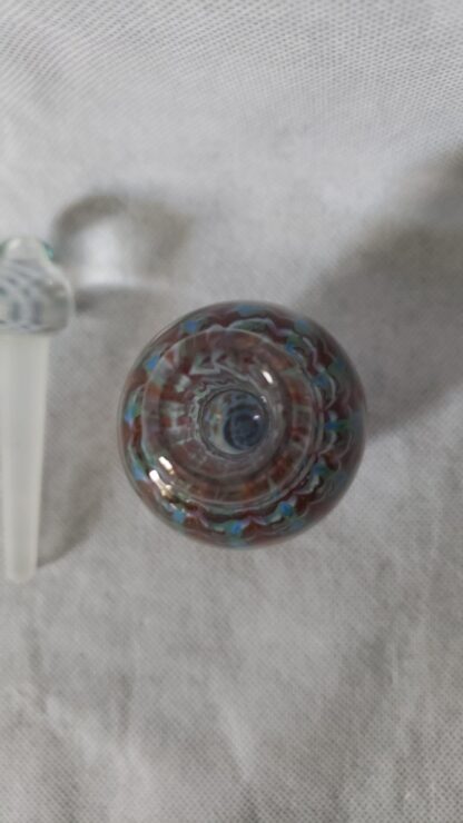 Craig Holt Art Glass Trout Studios Iridescent Vintage Perfume Love Potion Bottle - Image 8