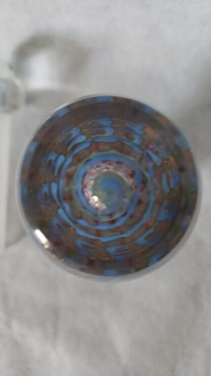 Craig Holt Art Glass Trout Studios Iridescent Vintage Perfume Love Potion Bottle - Image 10