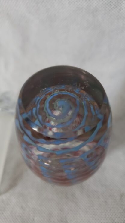 Craig Holt Art Glass Trout Studios Iridescent Vintage Perfume Love Potion Bottle - Image 11