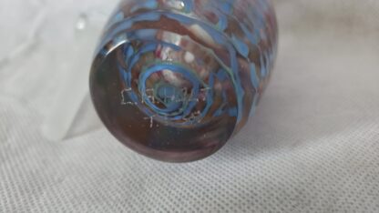 Craig Holt Art Glass Trout Studios Iridescent Vintage Perfume Love Potion Bottle - Image 14