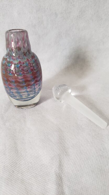 Craig Holt Art Glass Trout Studios Iridescent Vintage Perfume Love Potion Bottle - Image 24