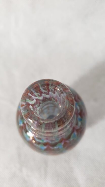 Craig Holt Art Glass Trout Studios Iridescent Vintage Perfume Love Potion Bottle - Image 25