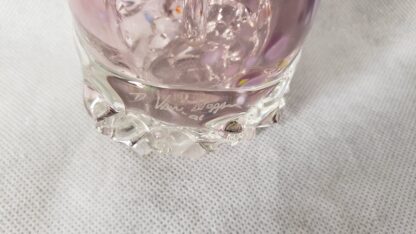 David Van Noppen Perfume Potion Bottle Vintage Purple Hobnail Art Glass - Image 10