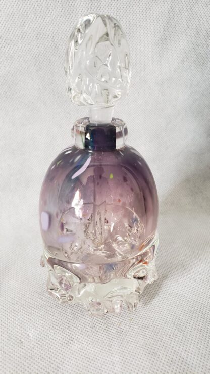 David Van Noppen Perfume Potion Bottle Vintage Purple Hobnail Art Glass - Image 18
