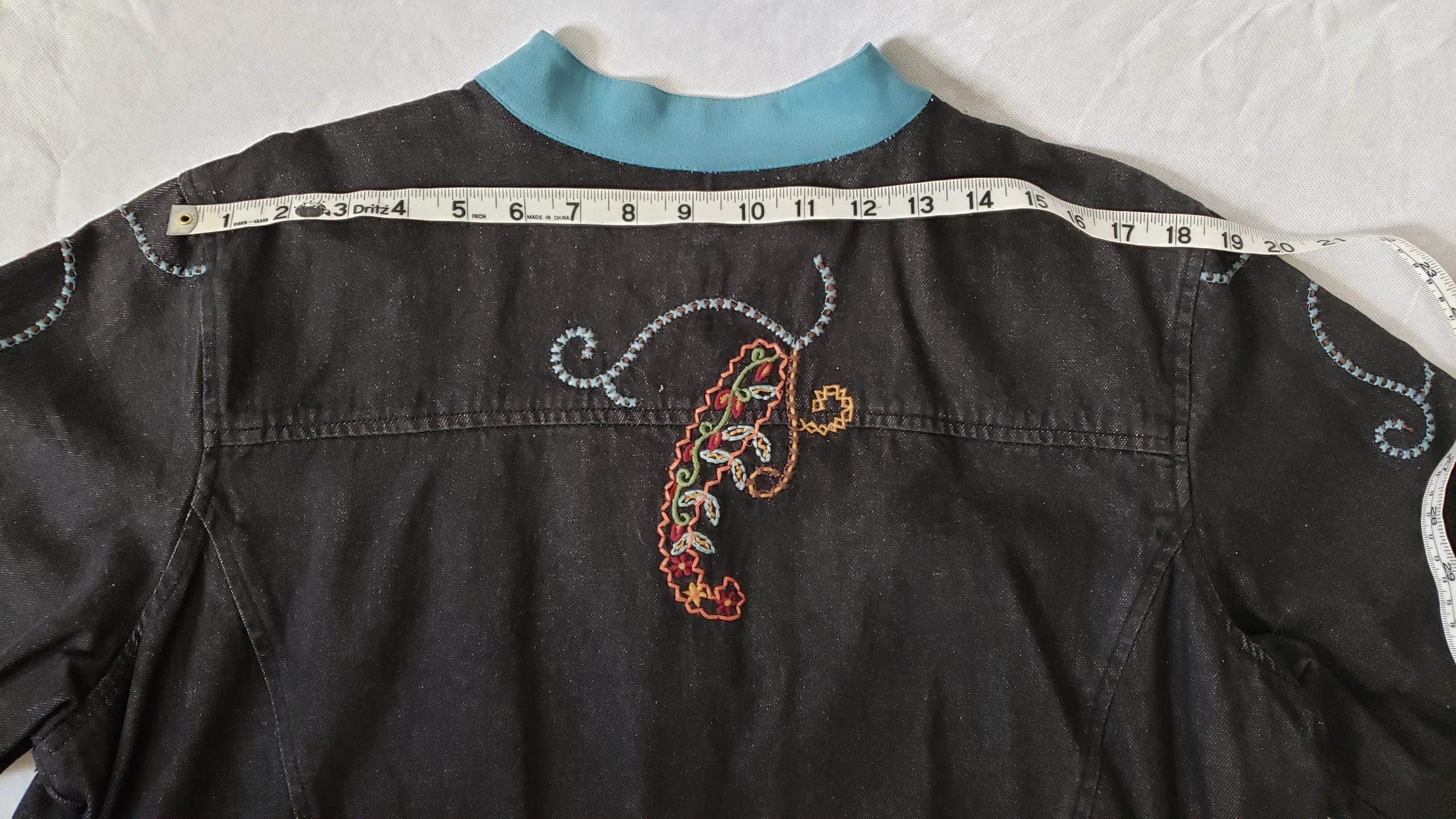 Denim & Co Women’s Paisley Embroidered Jacket – Boho Style – Plus 1X - Image 22