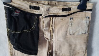 Jordan Craig Teen Jeans Patchwork Tan Kids Distressed Denim Hip-Hop Cargo Pants - Image 22