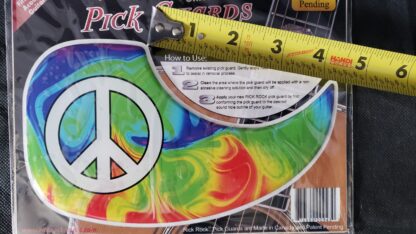 Acoustic Guitar Tie-Dye Pickguard Psychedelic 1960s Peace Hippie - Image 21