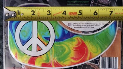 Acoustic Guitar Tie-Dye Pickguard Psychedelic 1960s Peace Hippie - Image 25