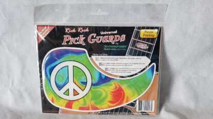 Acoustic Guitar Tie-Dye Pickguard Psychedelic 1960s Peace Hippie - Image 4