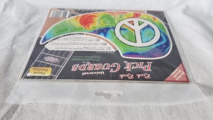 Acoustic Guitar Tie-Dye Pickguard Psychedelic 1960s Peace Hippie - Image 10