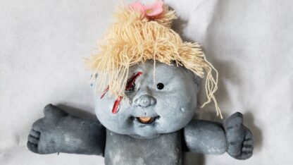Blonde Zombie Baby Girl Art Doll Living Dead Cabbage Patch Kids Halloween Figure - Image 5