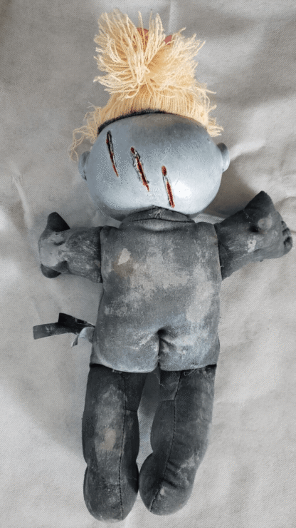 Blonde Zombie Baby Girl Art Doll Living Dead Cabbage Patch Kids Halloween Figure - Image 6