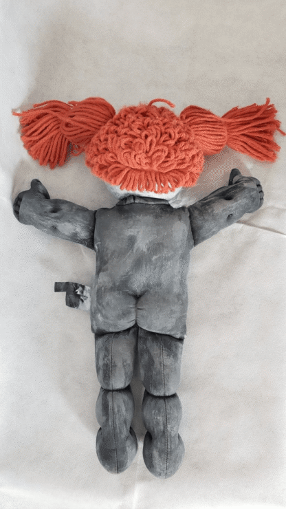 Zombie Baby Girl Art Doll Living Dead Creepy Halloween Cabbage Patch Kids Figure - Image 3