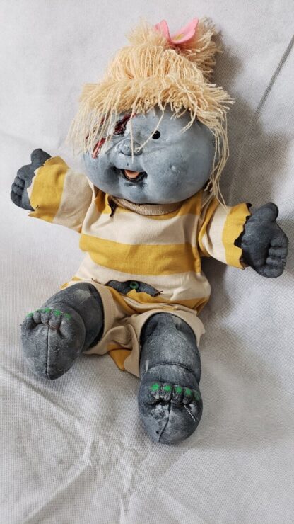 Blonde Zombie Baby Girl Art Doll Living Dead Cabbage Patch Kids Halloween Figure - Image 19