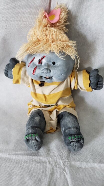 Blonde Zombie Baby Girl Art Doll Living Dead Cabbage Patch Kids Halloween Figure - Image 21
