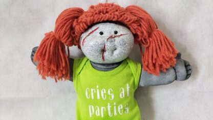 Zombie Baby Girl Art Doll Living Dead Creepy Halloween Cabbage Patch Kids Figure - Image 18