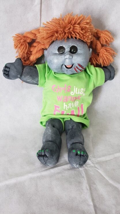 Zombie Baby Girl Art Doll Living Dead Creepy Halloween Cabbage Patch Kids Figure - Image 24