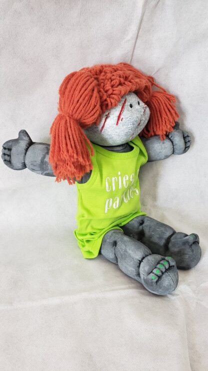 Zombie Baby Girl Art Doll Living Dead Creepy Halloween Cabbage Patch Kids Figure - Image 19