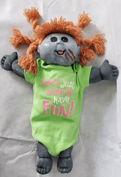 Zombie Baby Girl Art Doll Living Dead Creepy Halloween Cabbage Patch Kids Figure - Image 8