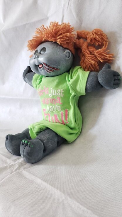 Zombie Baby Girl Art Doll Living Dead Creepy Halloween Cabbage Patch Kids Figure - Image 7