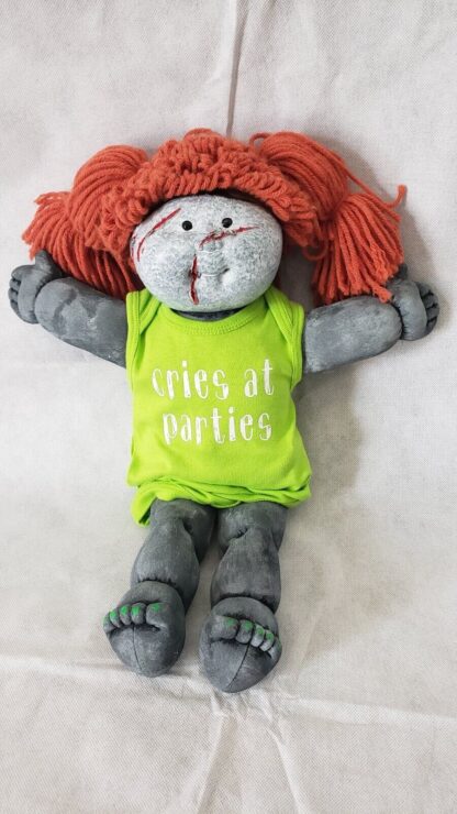 Zombie Baby Girl Art Doll Living Dead Creepy Halloween Cabbage Patch Kids Figure - Image 23