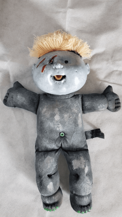 Blonde Zombie Baby Girl Art Doll Living Dead Cabbage Patch Kids Halloween Figure - Image 23
