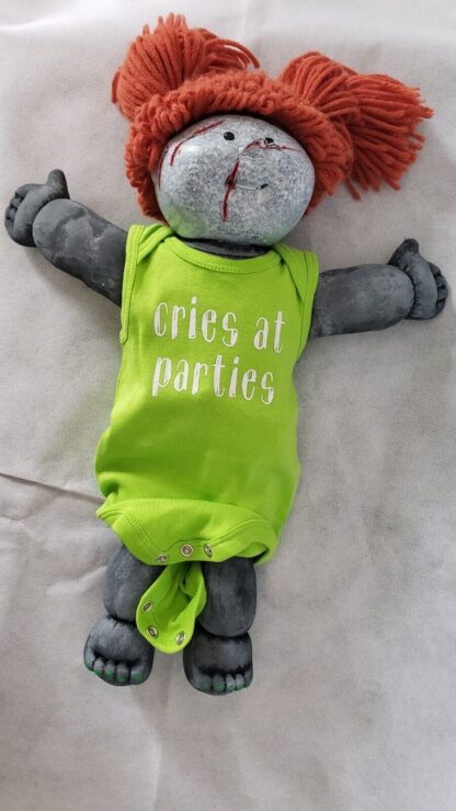 Zombie Baby Girl Art Doll Living Dead Creepy Halloween Cabbage Patch Kids Figure - Image 9