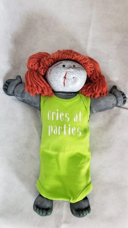 Zombie Baby Girl Art Doll Living Dead Creepy Halloween Cabbage Patch Kids Figure - Image 10