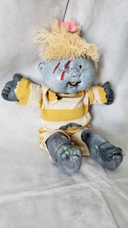 Blonde Zombie Baby Girl Art Doll Living Dead Cabbage Patch Kids Halloween Figure - Image 15